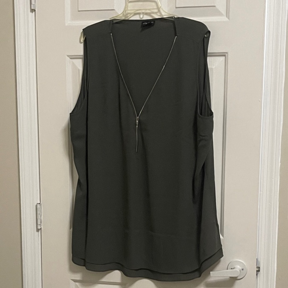 City Chic Sleeveless Blouse